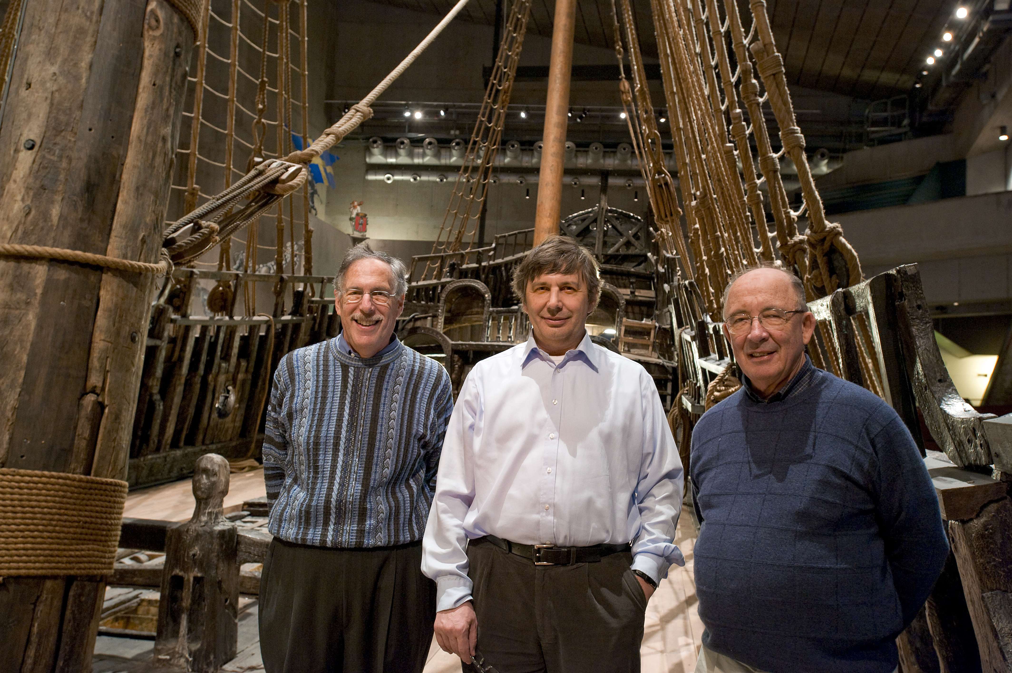 Nobelpristagarna går ombord på Vasa