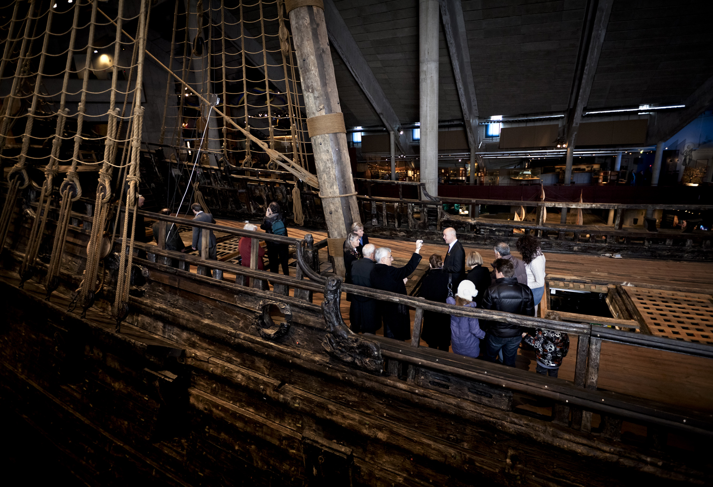 Nobelpristagarna gick ombord på Vasa