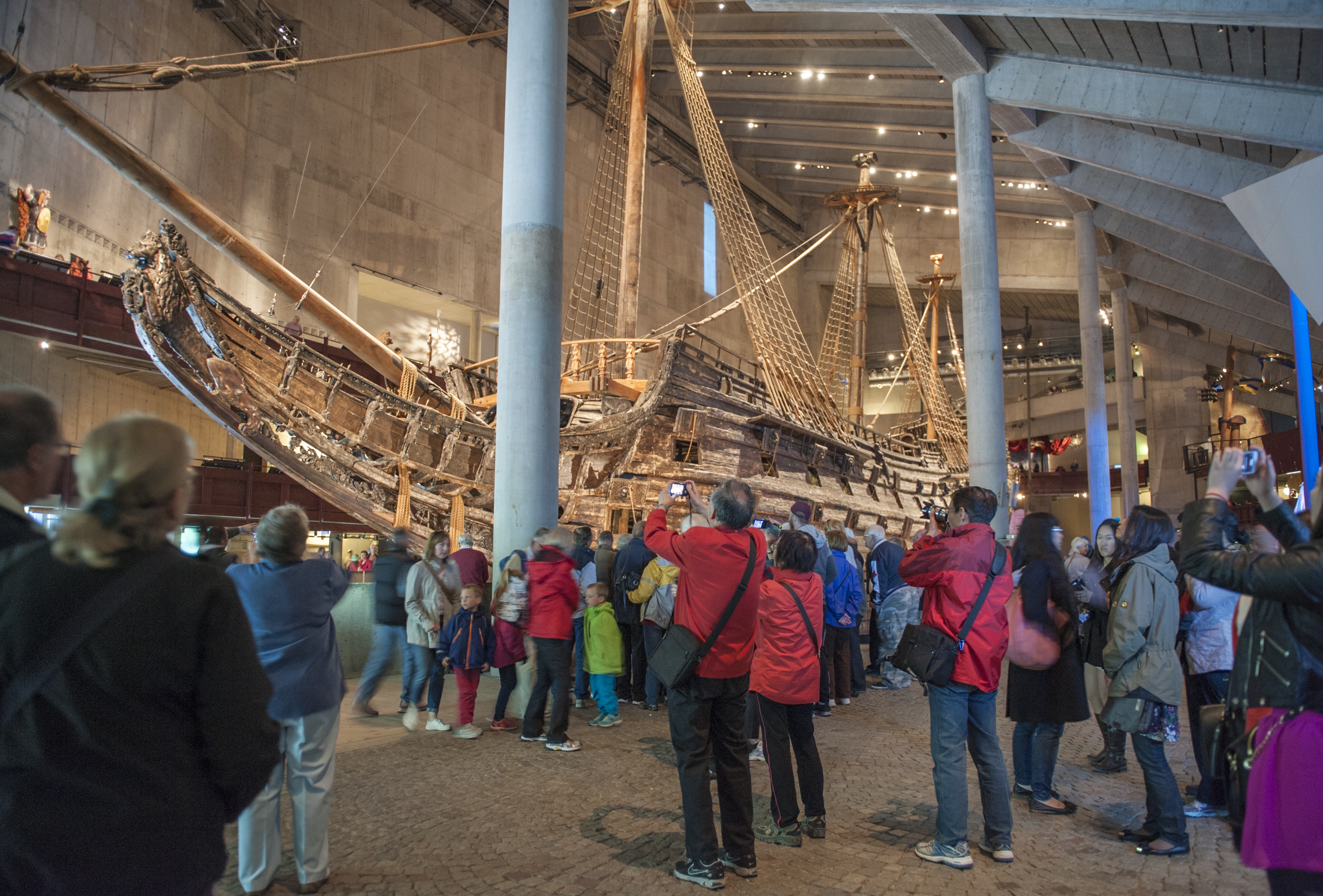 Besökare Vasamuseet