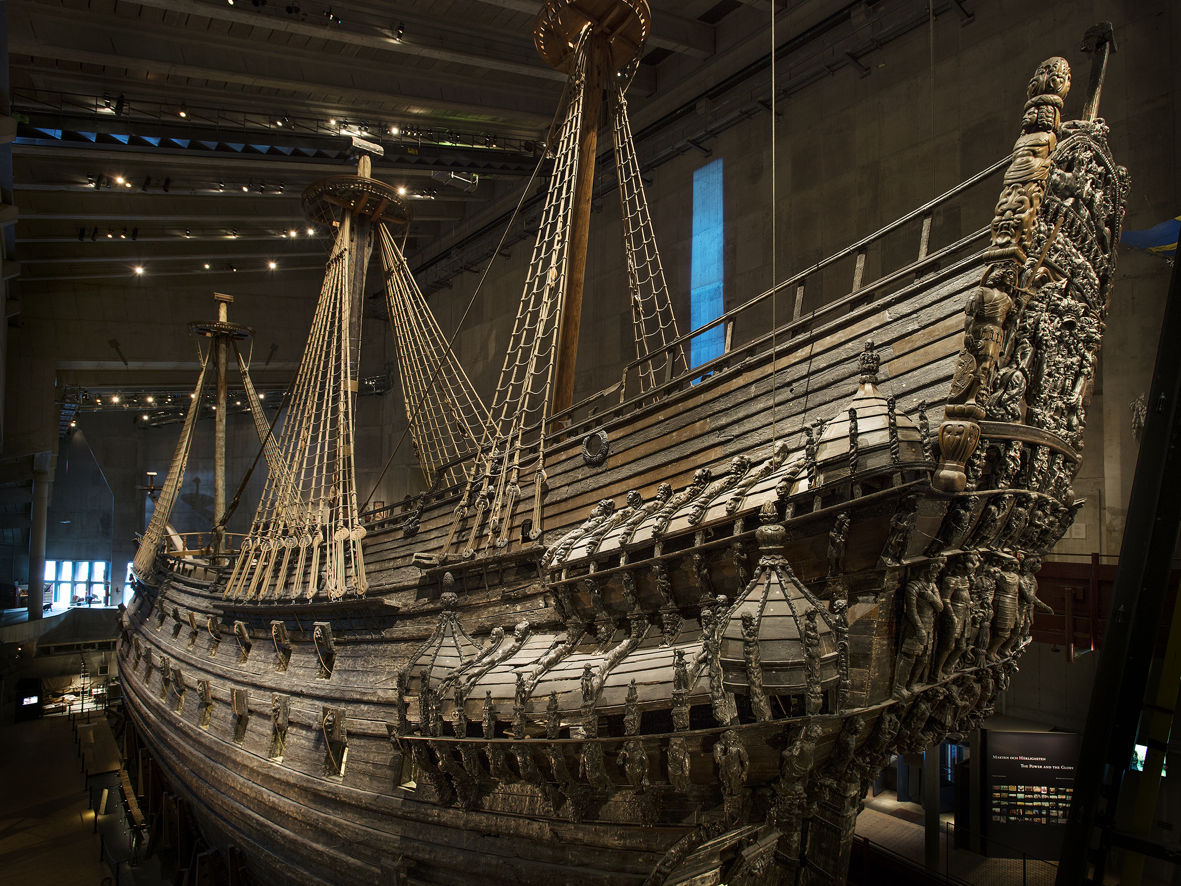 Skeppet Vasa på Vasamuseet.